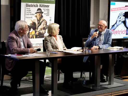 Rainer Butenschön, Dr. Sylvia Remé und Herbert Schmalstieg beim Kittner-Abend in Hannover