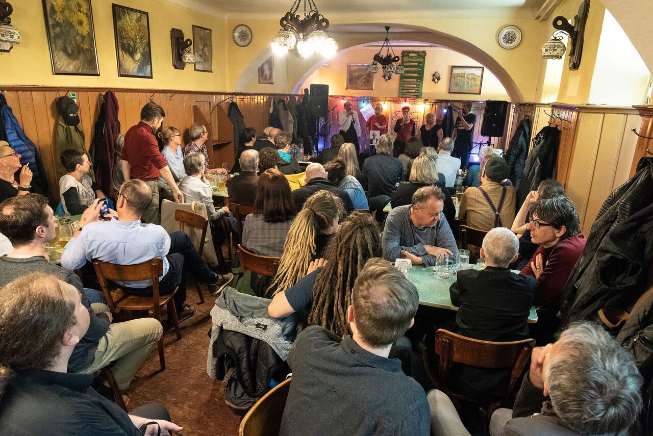 CD-Präsentation Stimmgewitter Augustin in Wien